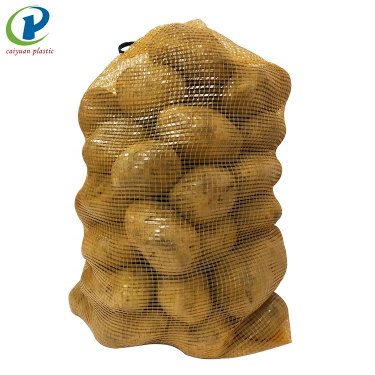 Cheap Red Onion Mesh Bags Fruit Package HDPE Tubular Net Agriculture