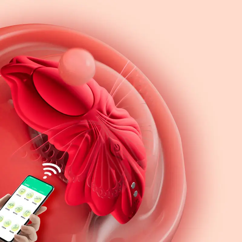 App Remote Control Wearable Panties Clitoral Vibrating Vagina Anal Stimulator Butterfly Vibrators Sex Toy For Women Couple