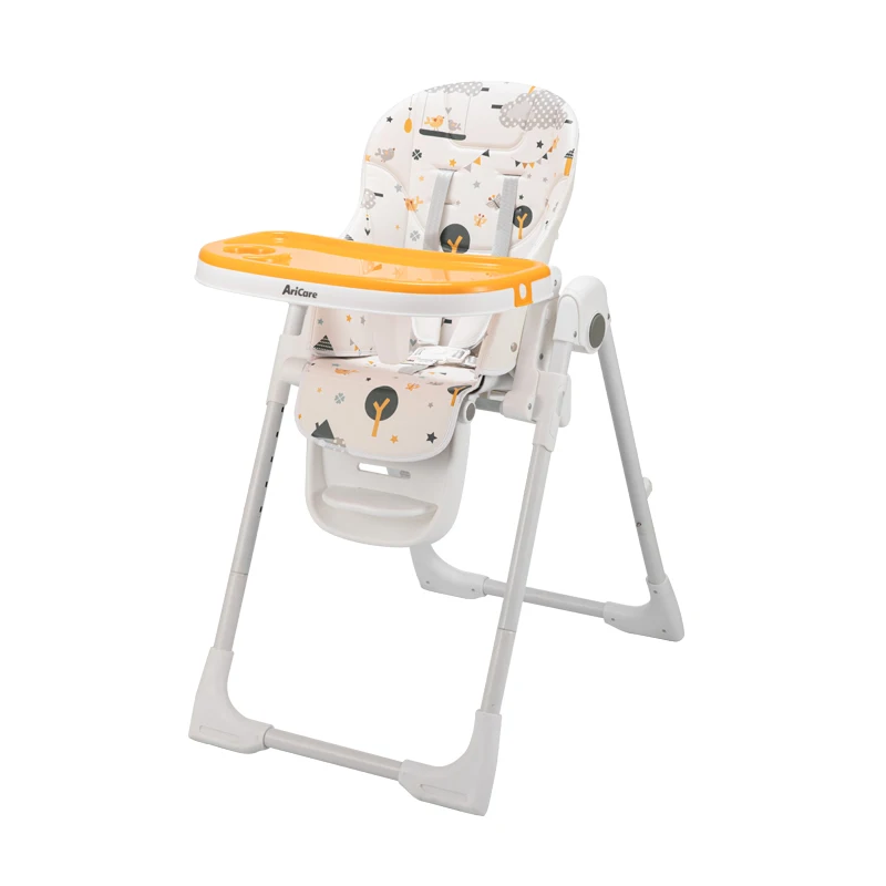 Wholesale Kids Plastic Chair Baby with Metal Material OEM Packing Feature Folding Safety Multifunction High Chair BEST SELLER
