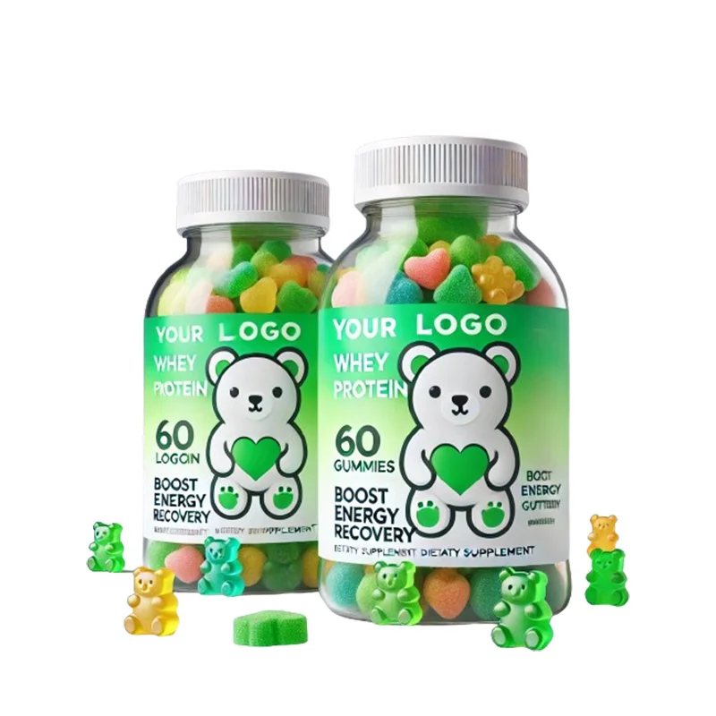 Private Label Protein Gummy Natural essential Amino Acid Supplement Gold Standard 60 Gummies Whey Protein Gummies