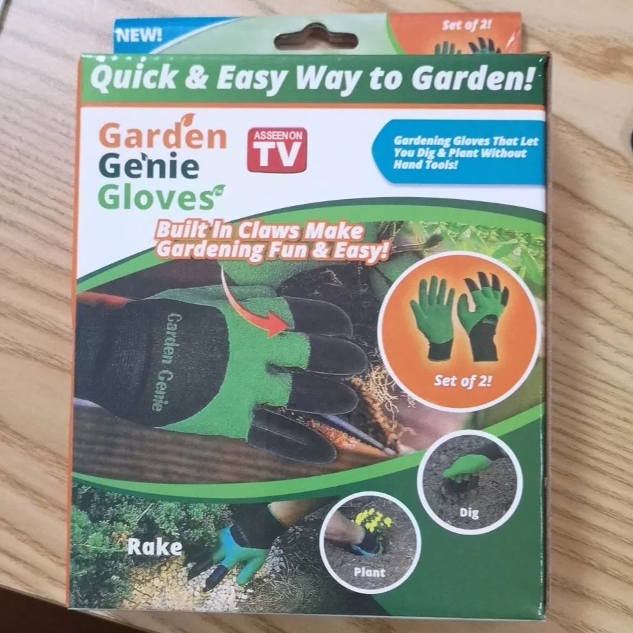Custom Waterproof Breathable Latex Digging Planting Agriculture Garden Gloves With Claws