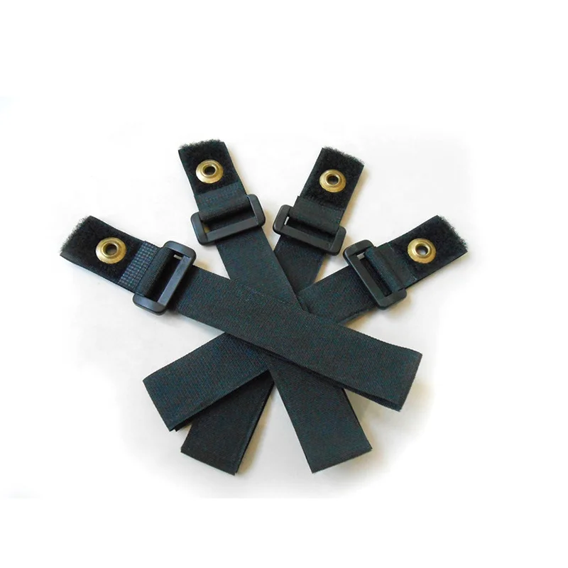 Heavy Duty Storage Strap Bicycles Cinch Strap Adjustable Pallet Fixation Hook And Loop Fastener Strap With Metal Grommet