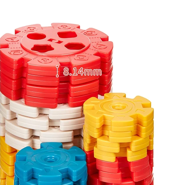 KUB 2020 76 шт. снежинки детские строительные игрушки набор «сделай сам» развивающие пластиковые строительные блоки игрушки снежинки