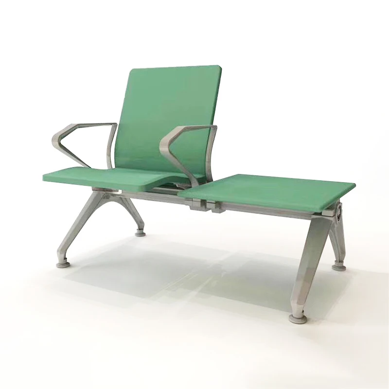 Flya Wholesale Metal Public Pu Cushion 3 4 5 Seats Hospital Airport Train Station Waiting Chair