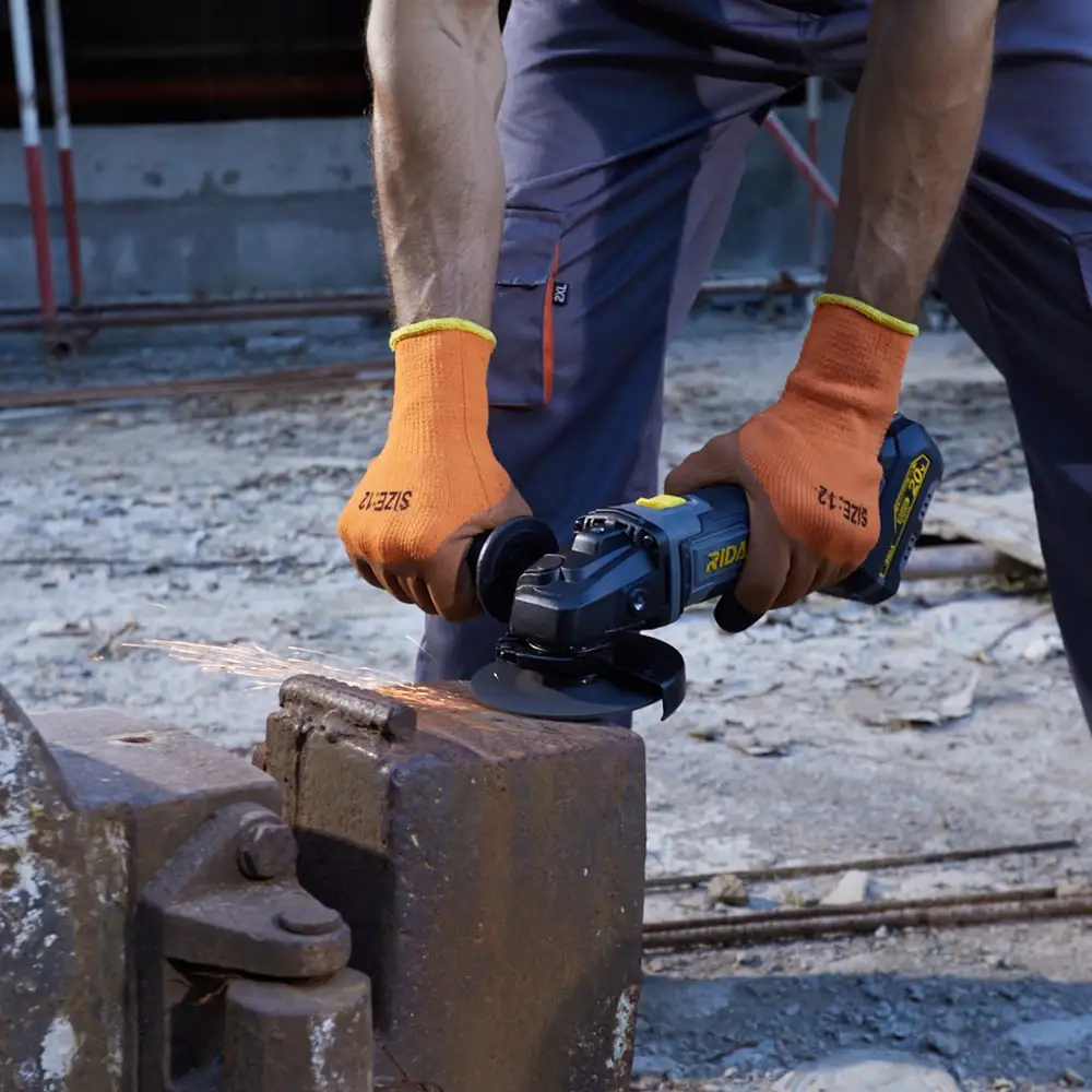 20V Cordless grinder Variable Speed Angle Grinder for Granite Concrete Floor Countertop Polishing Grinding