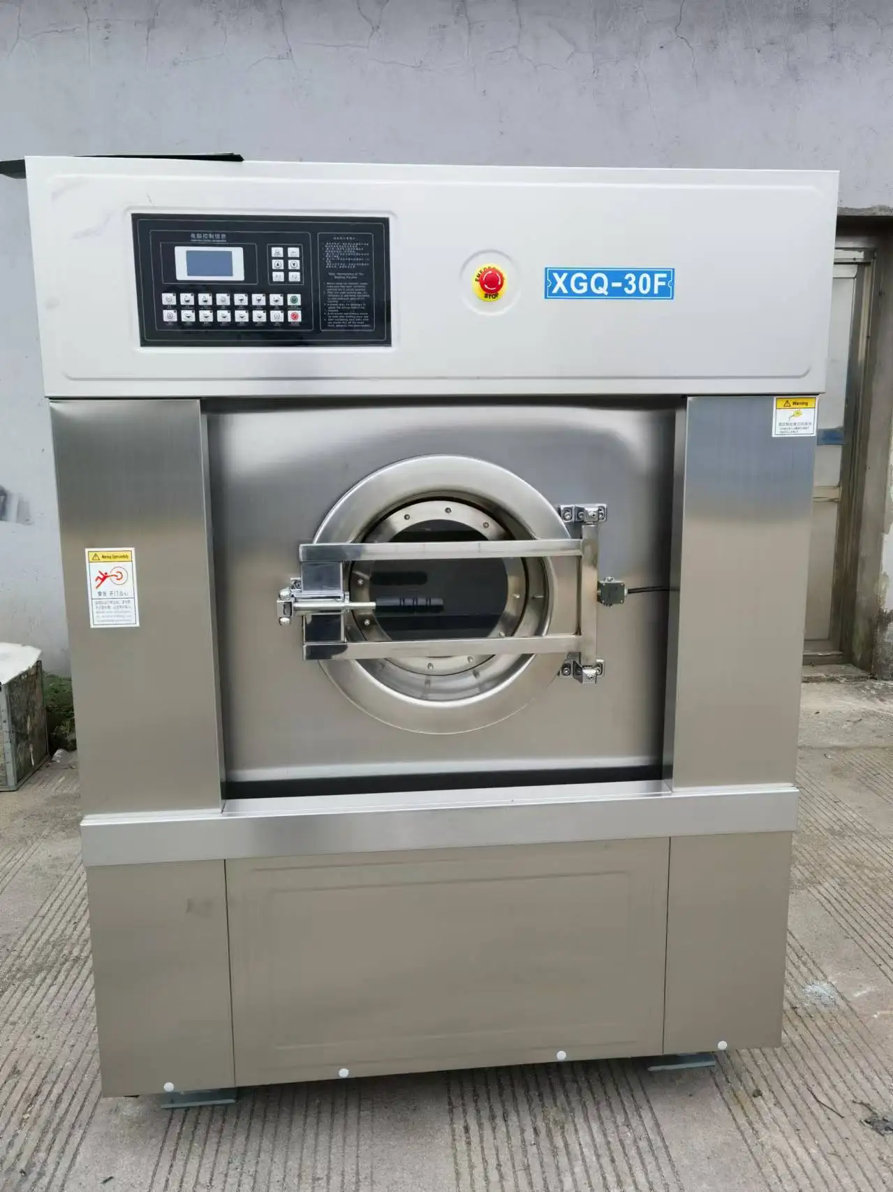 Commercial Electric 30kg Automatic Washing Drying Machine with Bearing Pump Hotels Restaurants Price Discounted Used Condition
