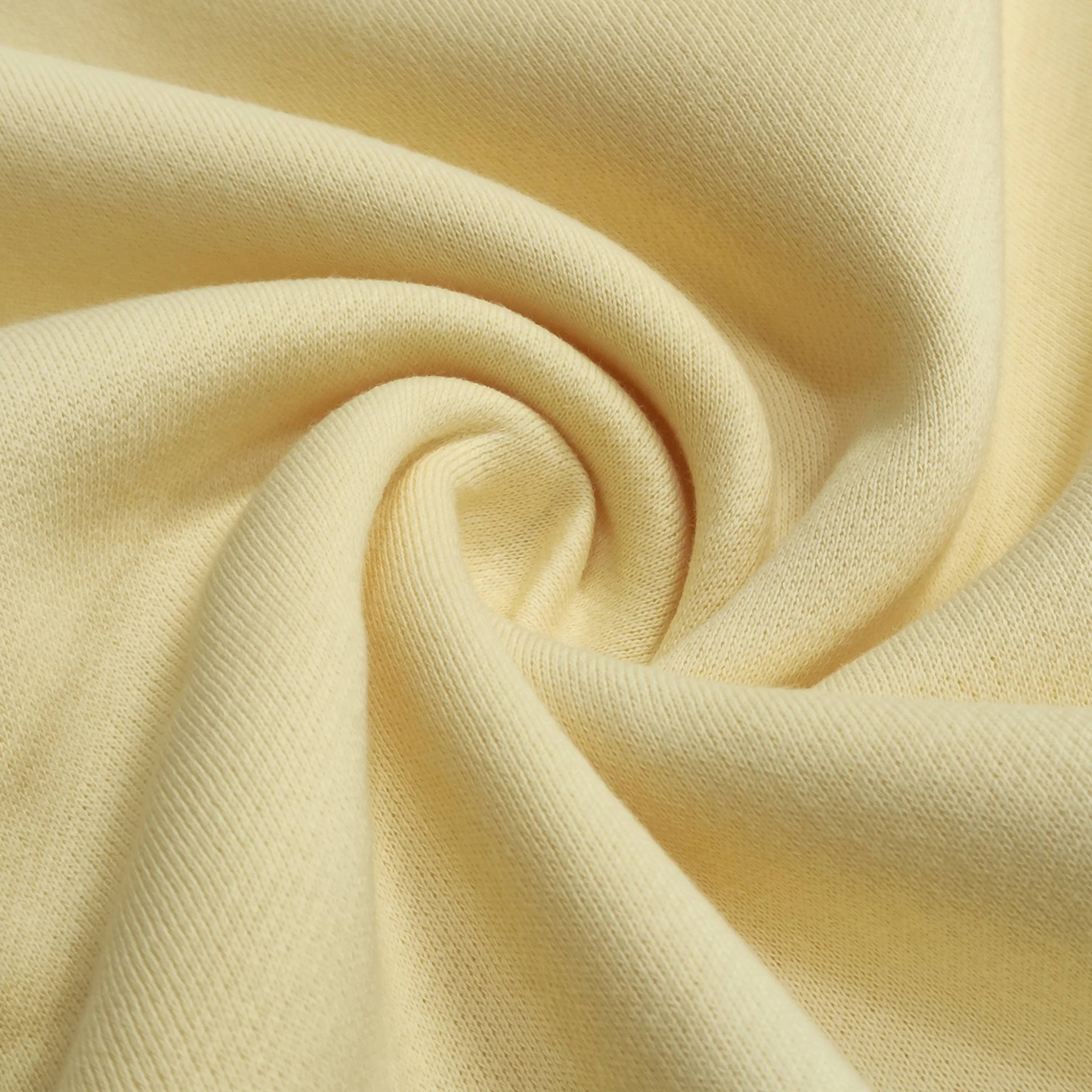 new product winter fabric 70% cotton 30% polyester CVC terry fabric 380g  knit fleece hoodie fabrics