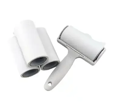 reusable Customized logo Manual Household Dust Wiping hair remover lint broom roller with PP Handle Furniture