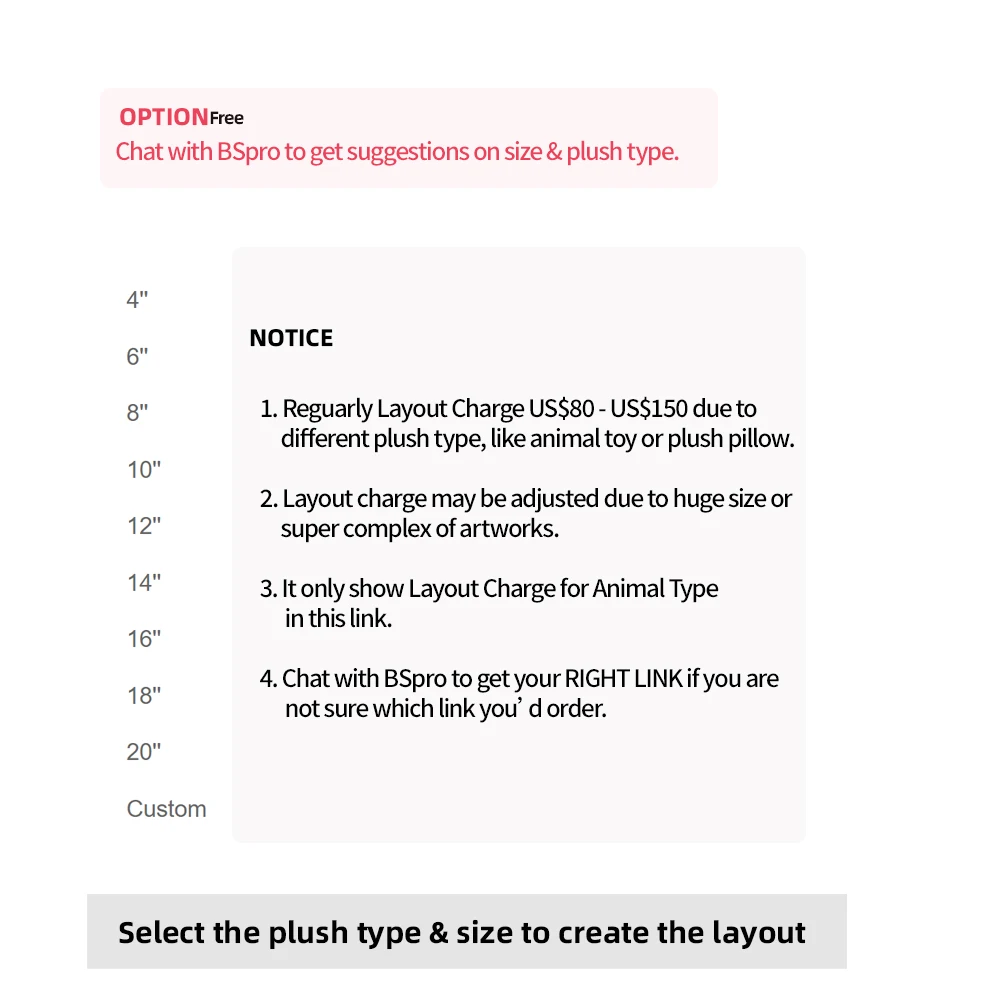 BSpro Custom Design Plush Doll Create Plush Sample Doll Stuffed Animal Toy Soft Plush Toy