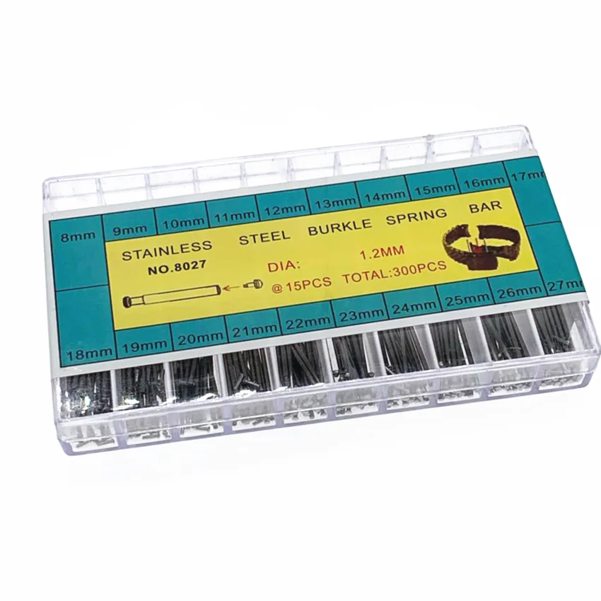 
Watch parts 300PCS Boxed Lugs Watch Band Spring Strap Link Pin 