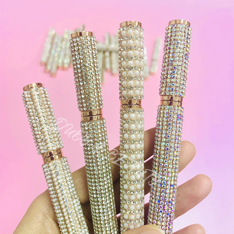 Newest waterproof smooth sticky liquid tube rose gold eyeliner lash glue eyelashes pen adhesive eyeliner pen for strip eyelashes