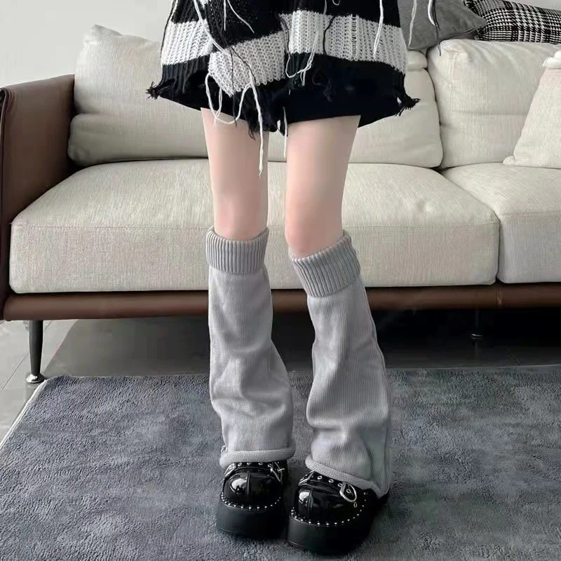 Wholesale horn wide leg socks leg warmer stockings over knee loose womens leg warmers