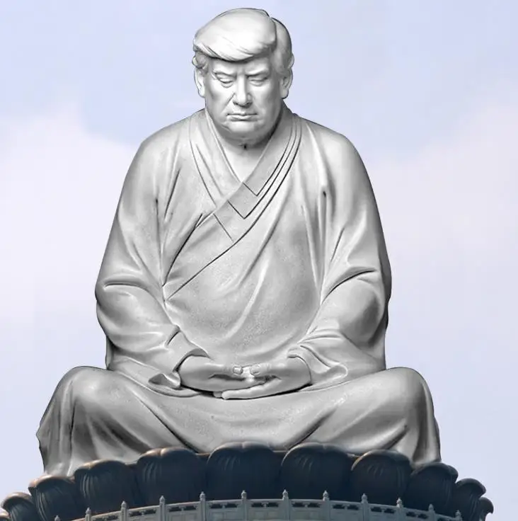Статуи из смолы дональда трампа статуи шуточные подарки приносит удачу вашей карьере и