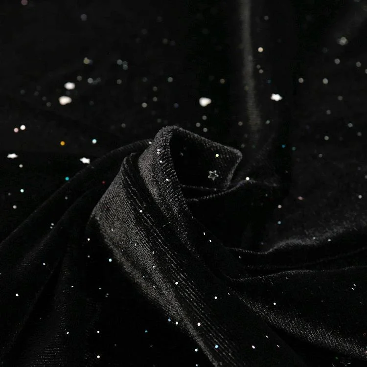 Шиммер кроп-топ 100% полиэстер блестящая бархатная ткань розовая обивка блестящее платье