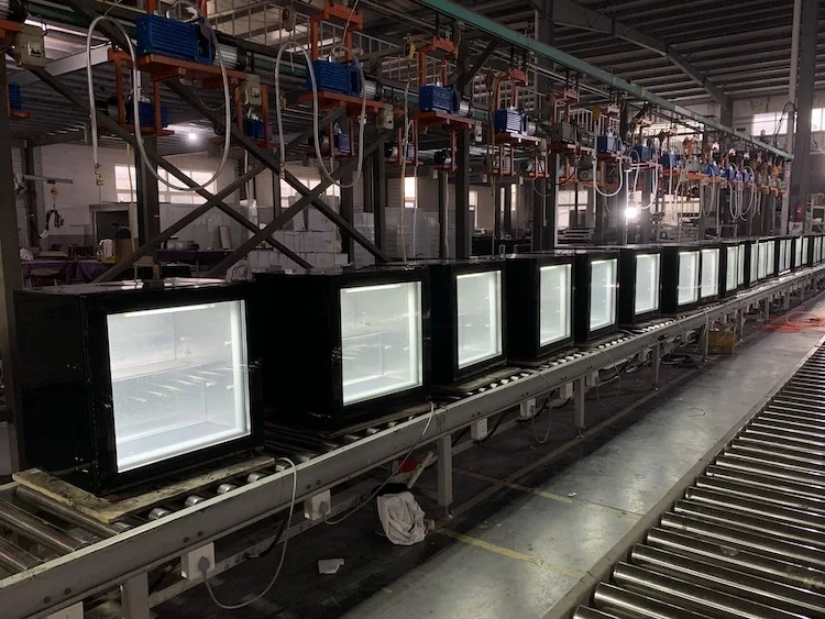 Mini Upright Display Table Top Chiller Showcase drink Cooler mini bar cooler SC52