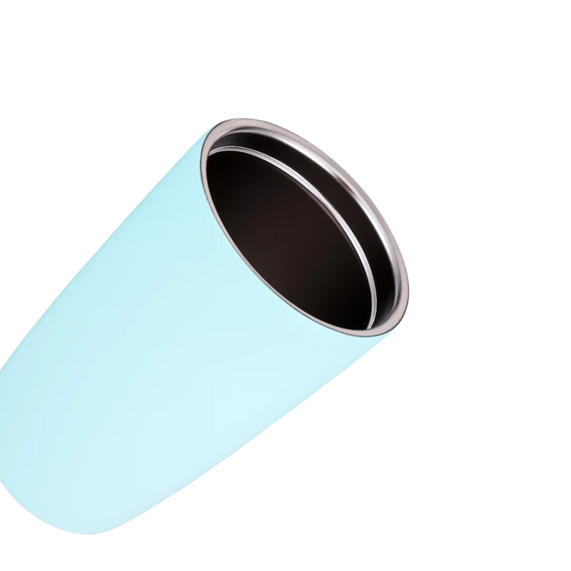 ODM 12oz Wide Mouth Coffee Mug Double Wall Stainless Steel Insulated Coffee Mug  Custom Logo Printed with Special Press Lid