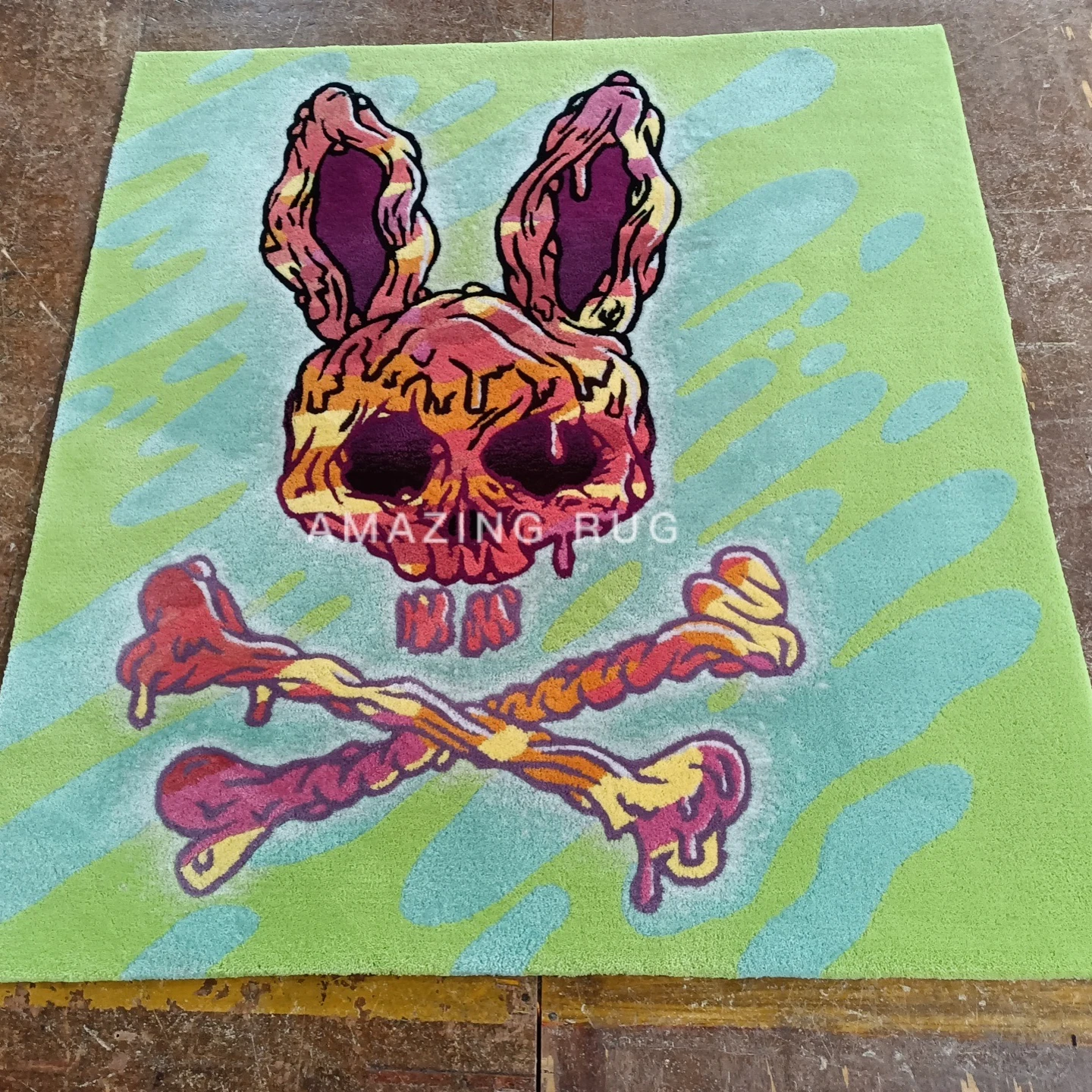 wholesale hot sell custom Anime Design  Die Cut hand tufted high quality any size rugs