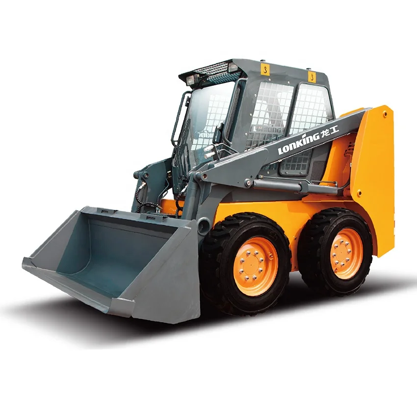 High Quality High Efficiency wheel skid steer loader compact wheel loader