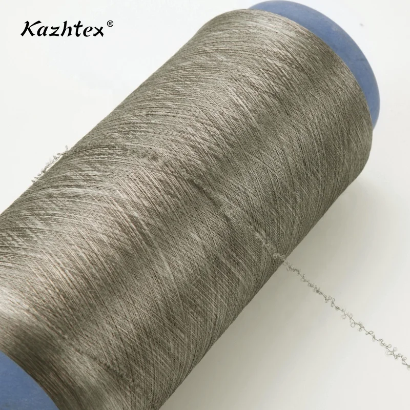 Anti odor silver fiber conductive antibacterial spandex yarn