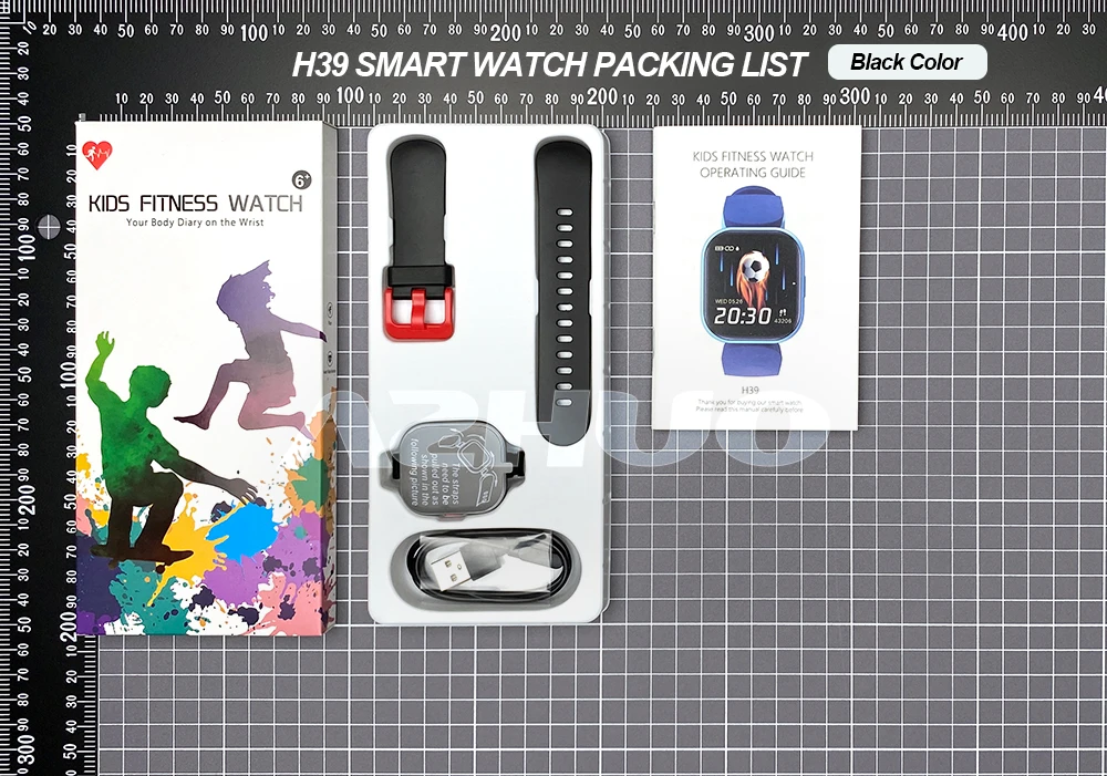 Kids Sports Smartwatch H39-Black.jpg