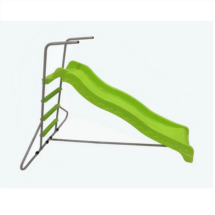 slide kids outdoor garden games toy Playground 6ft wavy toy baby children Furniture Luxury with metal ladder stand