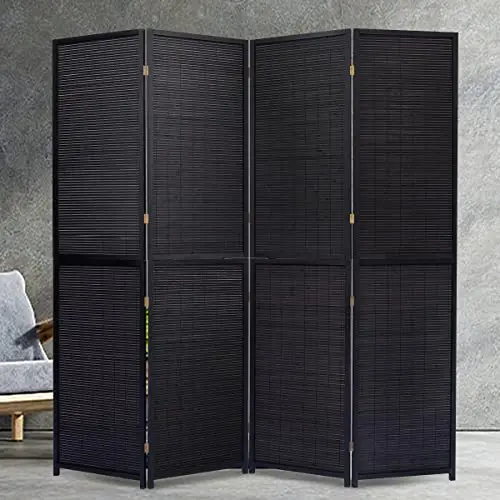 Custom Size Mobile Indoor Screens Room Dividers Folding Partition Privacy Screen Freestanding Room Divider