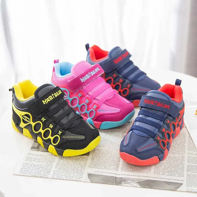 
Custom Logo Kid Sport Shoes Breathable Children Running Footwear 