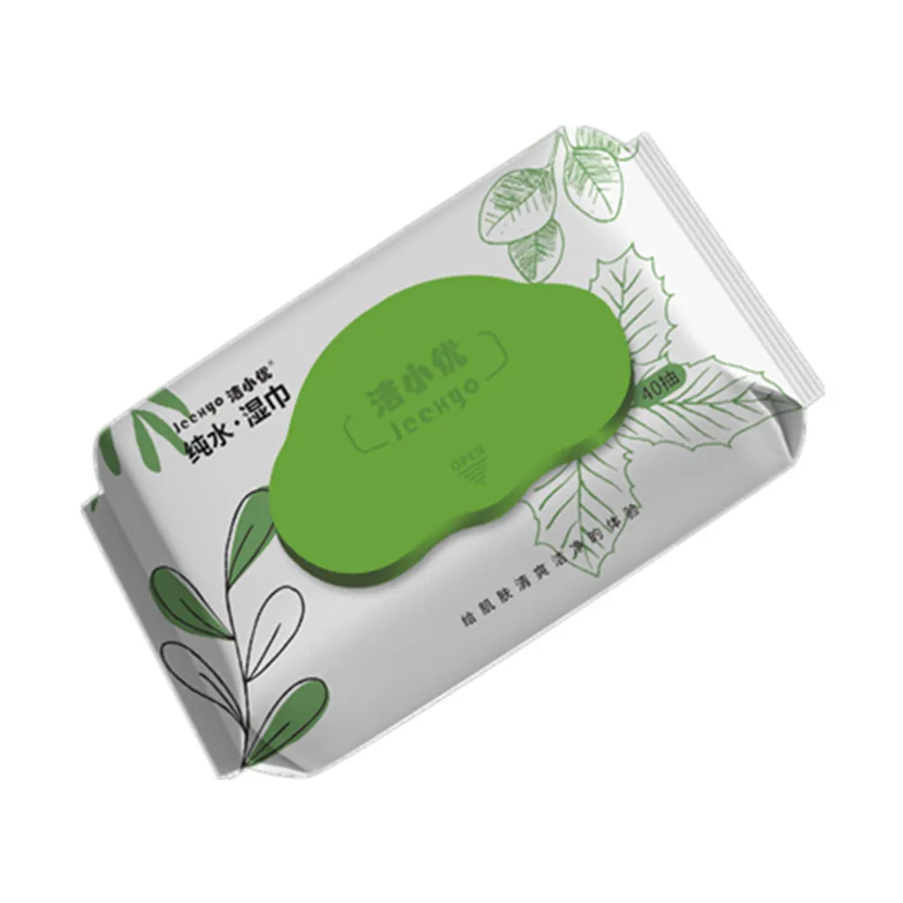 Daily Use Eco-friendly Pure Water Wipes Soft Wet Cleaning Paper Wipes for All Groups Household Cleaning wipes