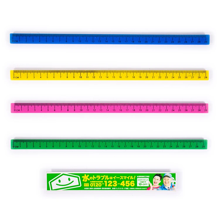 Школьная Магнитная линейка, магнитная пластиковая полоса для белой доски