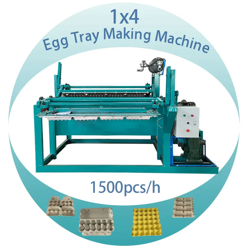 Waste paper pulp recycling egg carton box making machine egg tray making machine automatic price