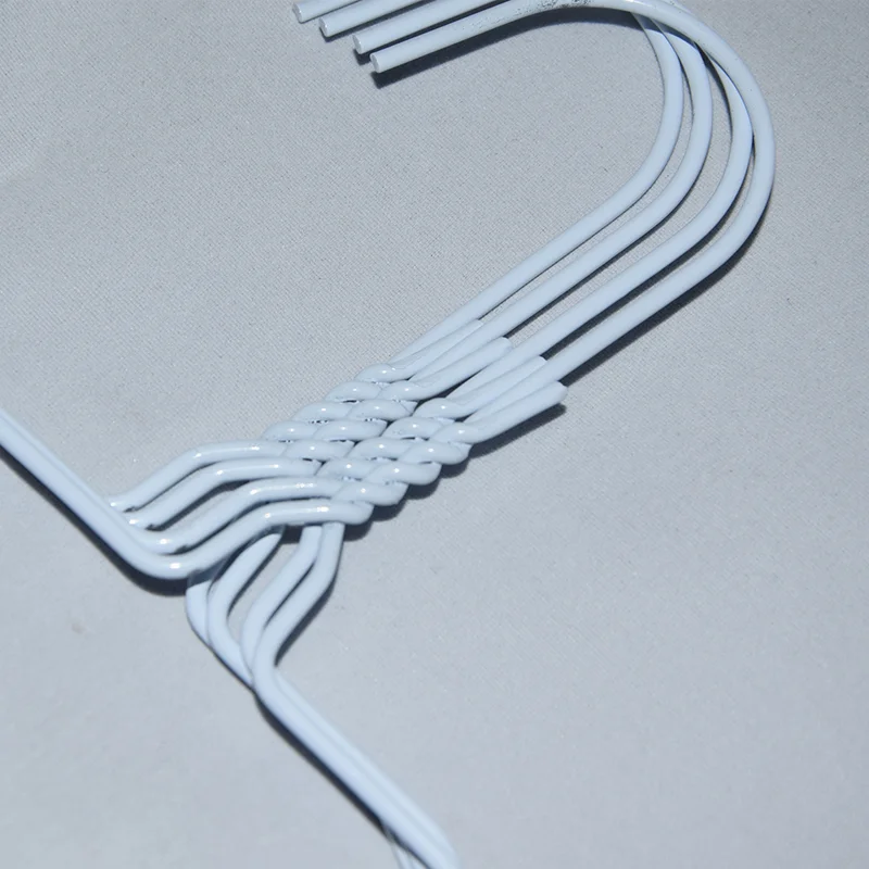 Wire Hanger Machine Making 14.5G White Coat Hanger Wholesale