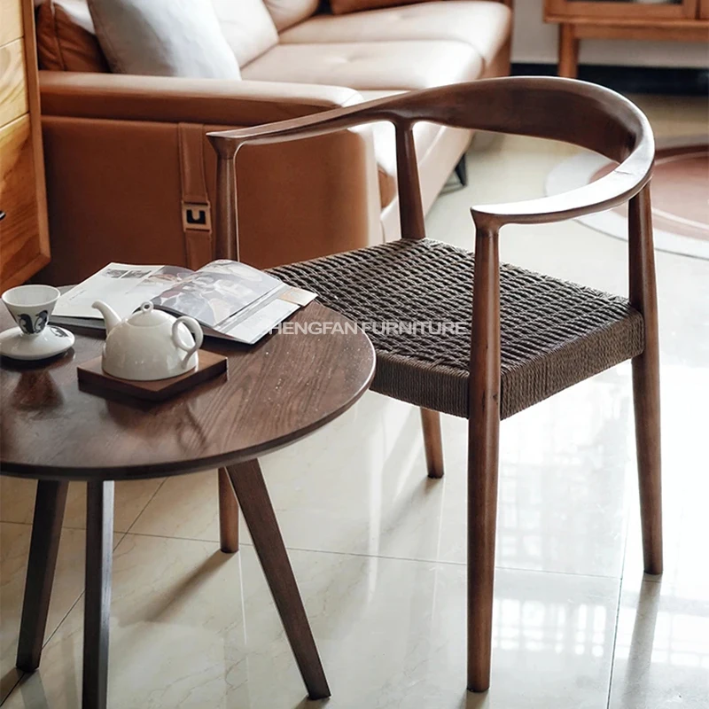 Factory Wholesales Comfortable The Kennedy Chair Wooden Arm Chair Black Bistro Coffee Office Garden Chair With Arms