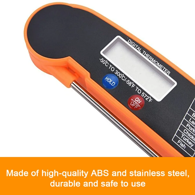 Electronic Household Folding Temperature Probe Instant Read Digital BBQ Meat grill Cooking Kitchen Food Thermometer