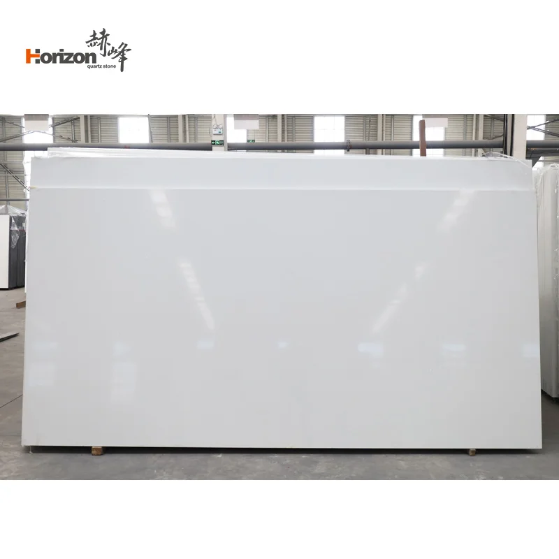 Good Quality Calacatta White Artificial Quartz Stone Slabs Pure White Quartz Countertops