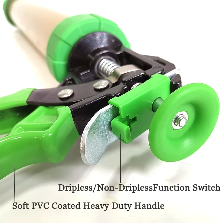 Сверхмощный пистолет для колбасы с поливинилхлоридным покрытием и гладкой шпилькой