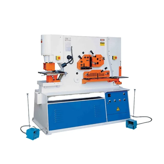Mingcheng Control Ac Motor Or Inverter Ironworker Machine Safety Iron Worker Machine Ironworker Buffalo Machine