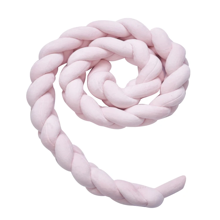 
Instagram Hot Selling Hypoallergenic Microfiber Cotton Wadding Baby Crib Bumper 