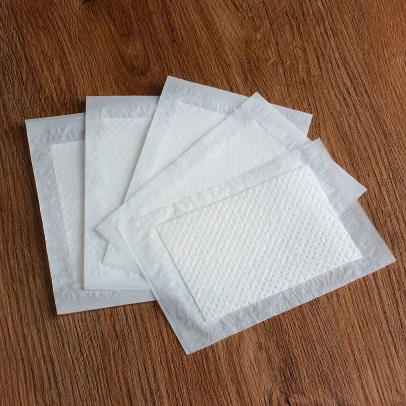 Meat Pad Food Grade Blood Liquid Absorbing Packing Fish Absorbent Tray Packaging Disposable 7 Days White, Black 40ml 160x80mm