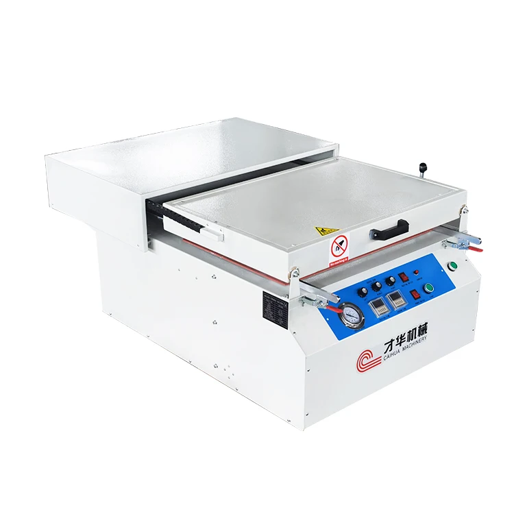 China Desktop Automatic thermoforming plastic machine for PVC ABS
