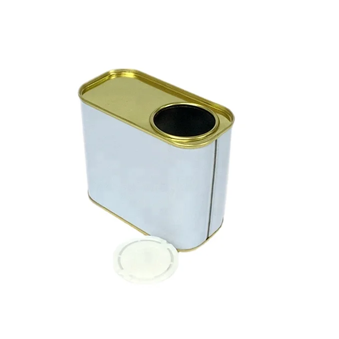 Wholesale customized 0.5 liter metal liquid container canister paint can
