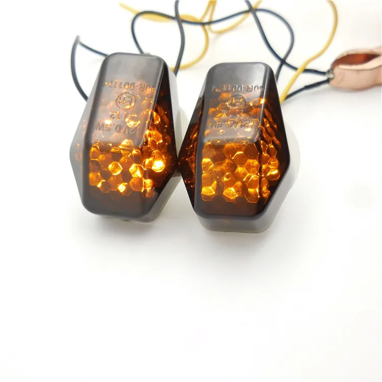 universal motorcycle led indicators SUPER BLACK  turn signal led turn lights for Japan motorbike turning system