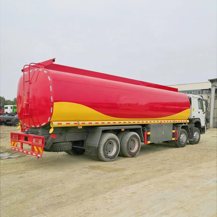 Большой объем HOWO 12 колеса 30m3 30000 литров 8000 галлонов топливный бак дизельный грузовик