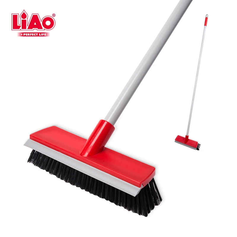 LiAo multifunction toilet cleaning mop sweep 2 in 1 household  floor cleaning scrub brush