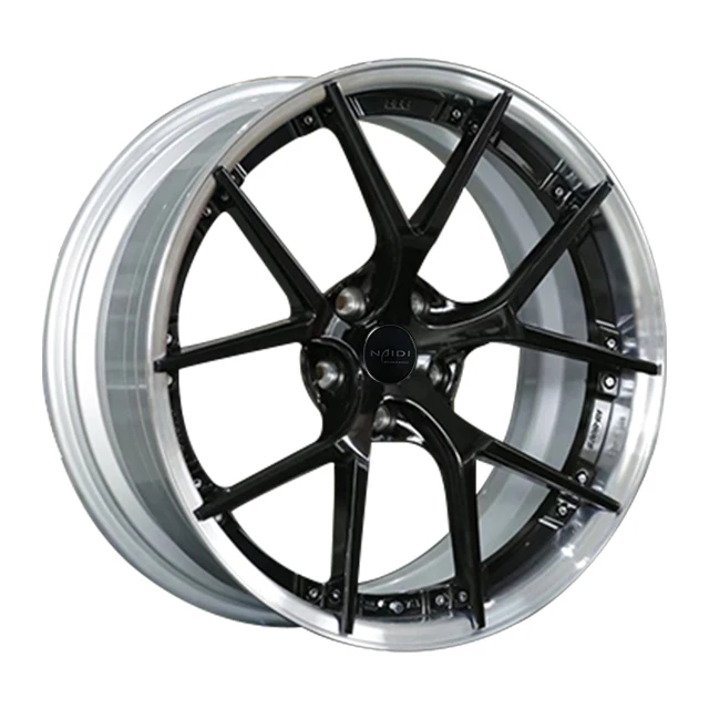 For  luxury car 21 22 inch Red  painting alloy aluminum 2 pieces  forged wheels rims