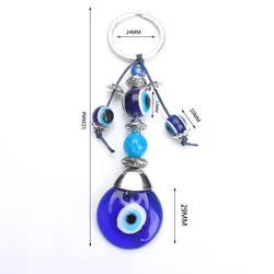 Новинка, Модный стильный брелок для ключей со стразами, брелок для ключей от сглаза