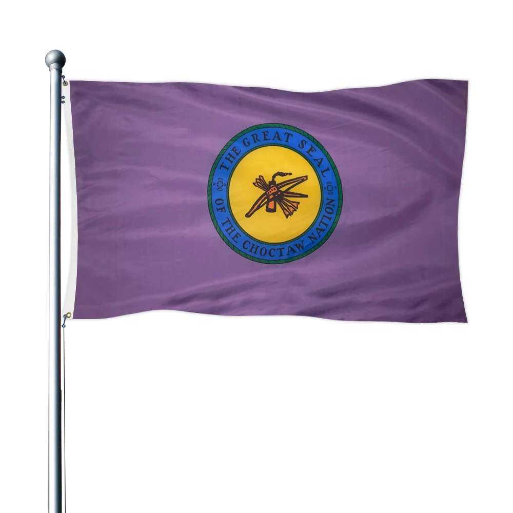 
3x5ft 100% polyester flag of The Great Seal of the Choctaw Nation 