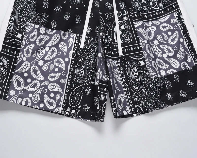 L101#  FOG ESSENTIALS ICON Summer Men Pants Cargo Short Twill Cotton Multi-pocket  Waist Paisley & Tribal Shorts