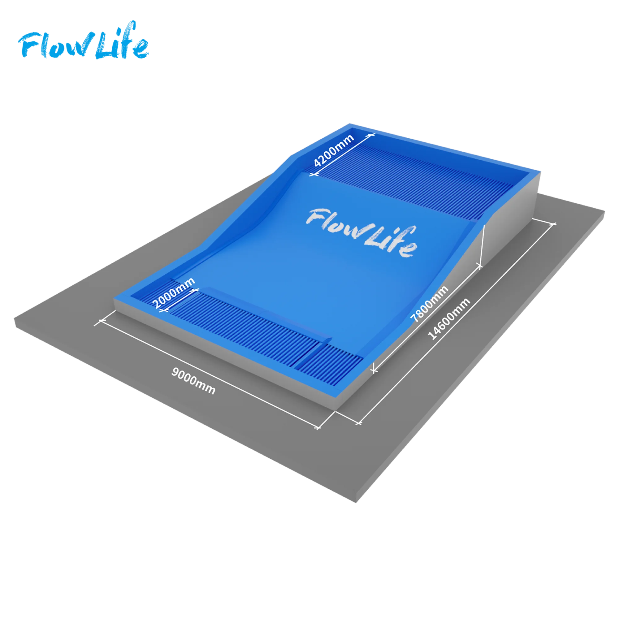 Flowlife wave pool for water park surf simulator flowrider