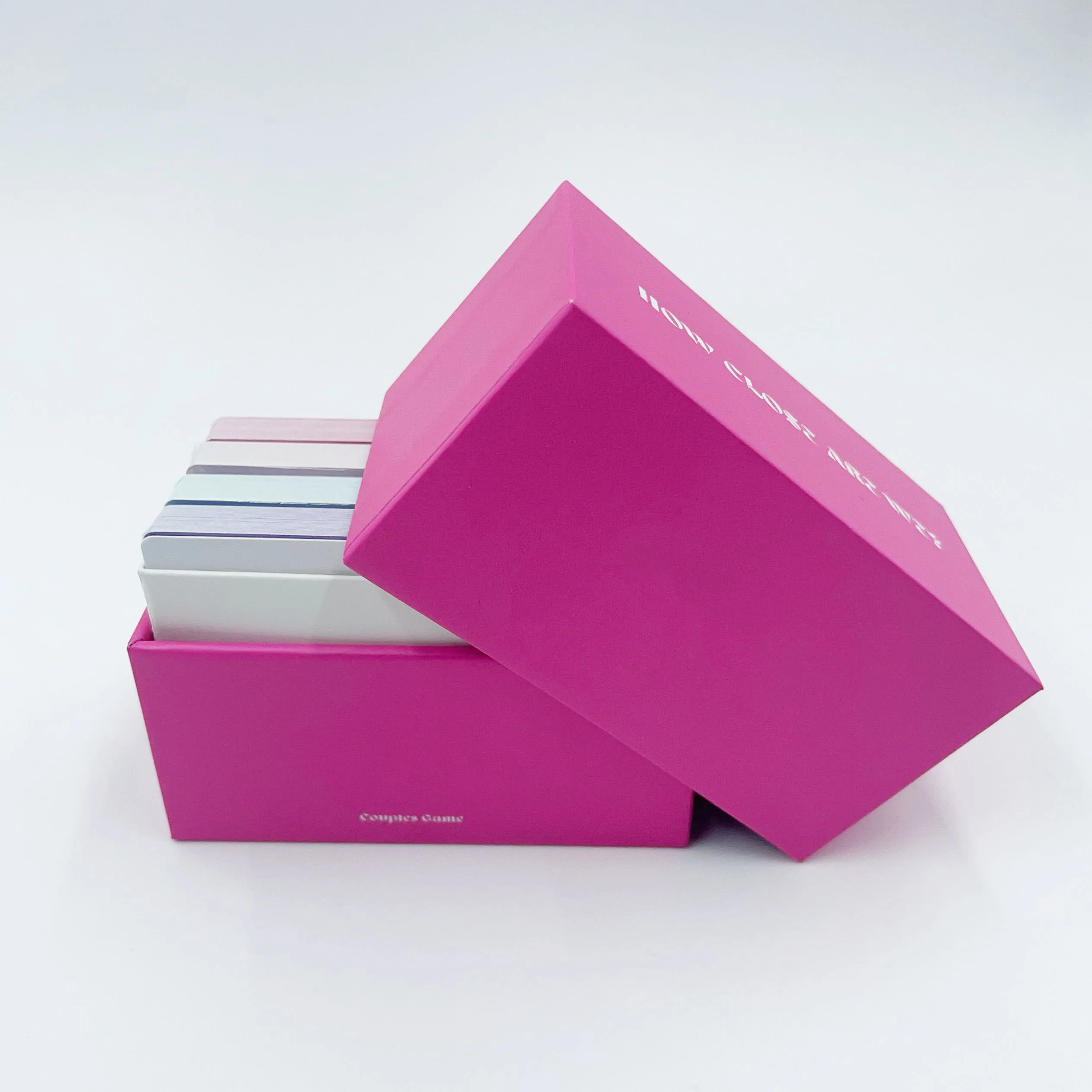 Custom Printing 100 Cards Couple Games Adventure Date Night Question Cards for Couples Conversation Cards