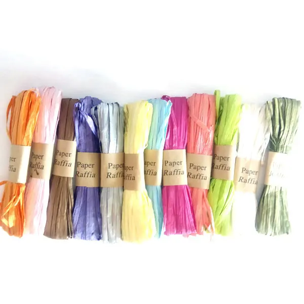 Paper Raffia Ribbon Cord Egg